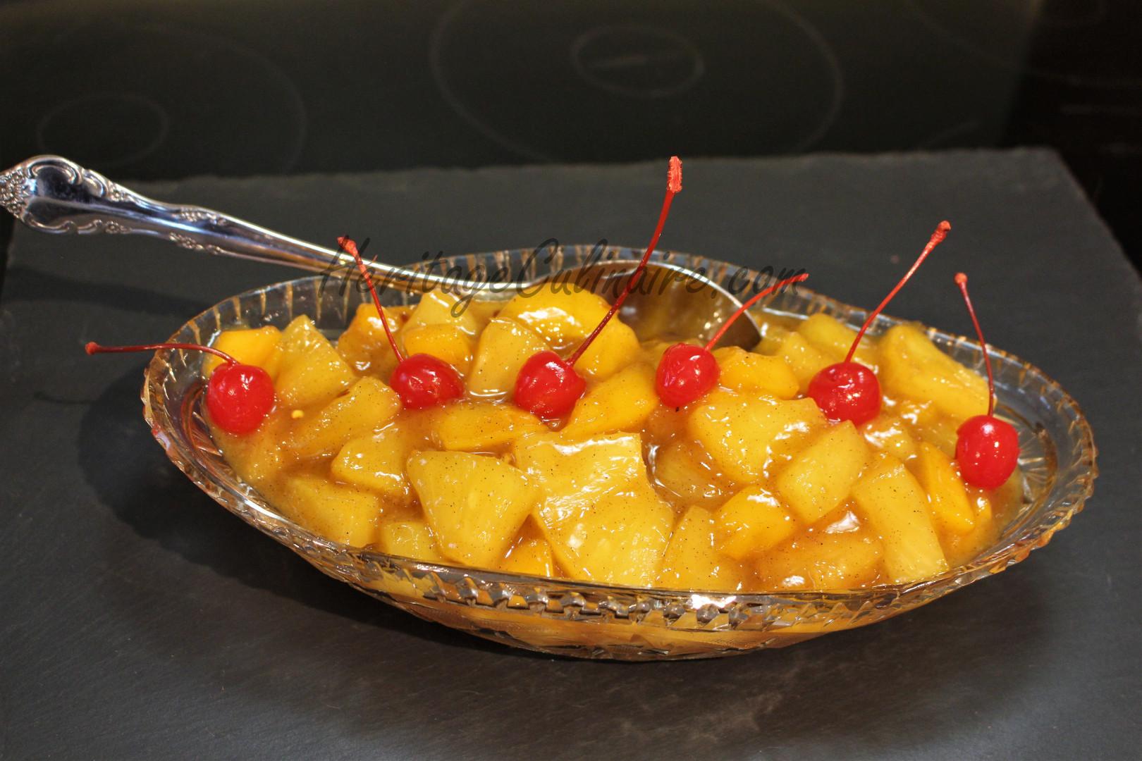 Sauce à l&amp;#39;ananas et mangue pour jambon - Héritage Culinaire