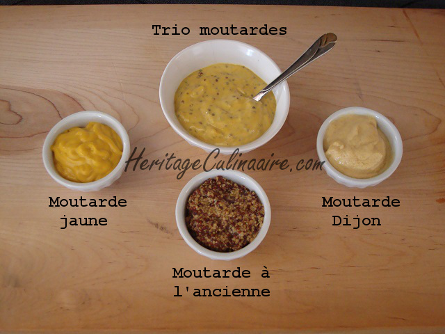 Trio moutardes